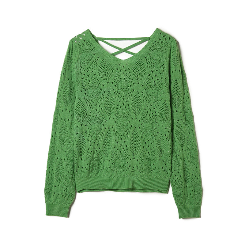 Outlets专柜撤柜正品 MO秋装新款套头长袖设计感上衣微弹针织衫女,女装/女士精品,毛针织衫,淘宝优惠券,粉丝福利购,淘宝优惠卷