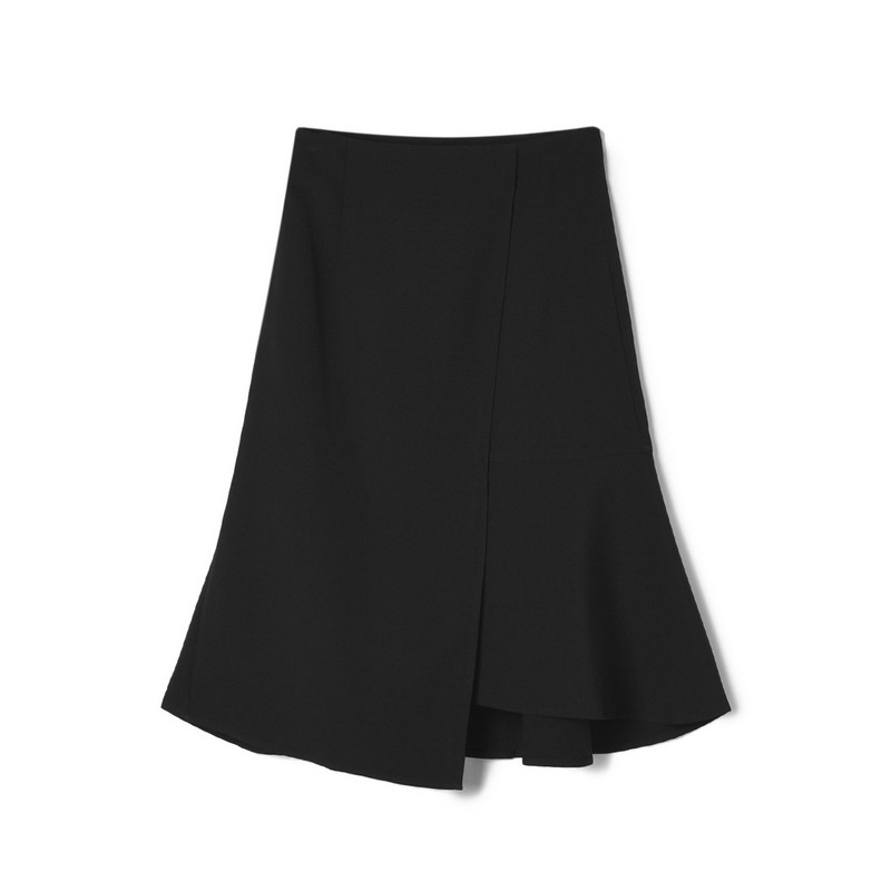 2025年夏装Outlets专柜 高端XJ系列俏皮鱼尾中裙高级感包臀半身裙