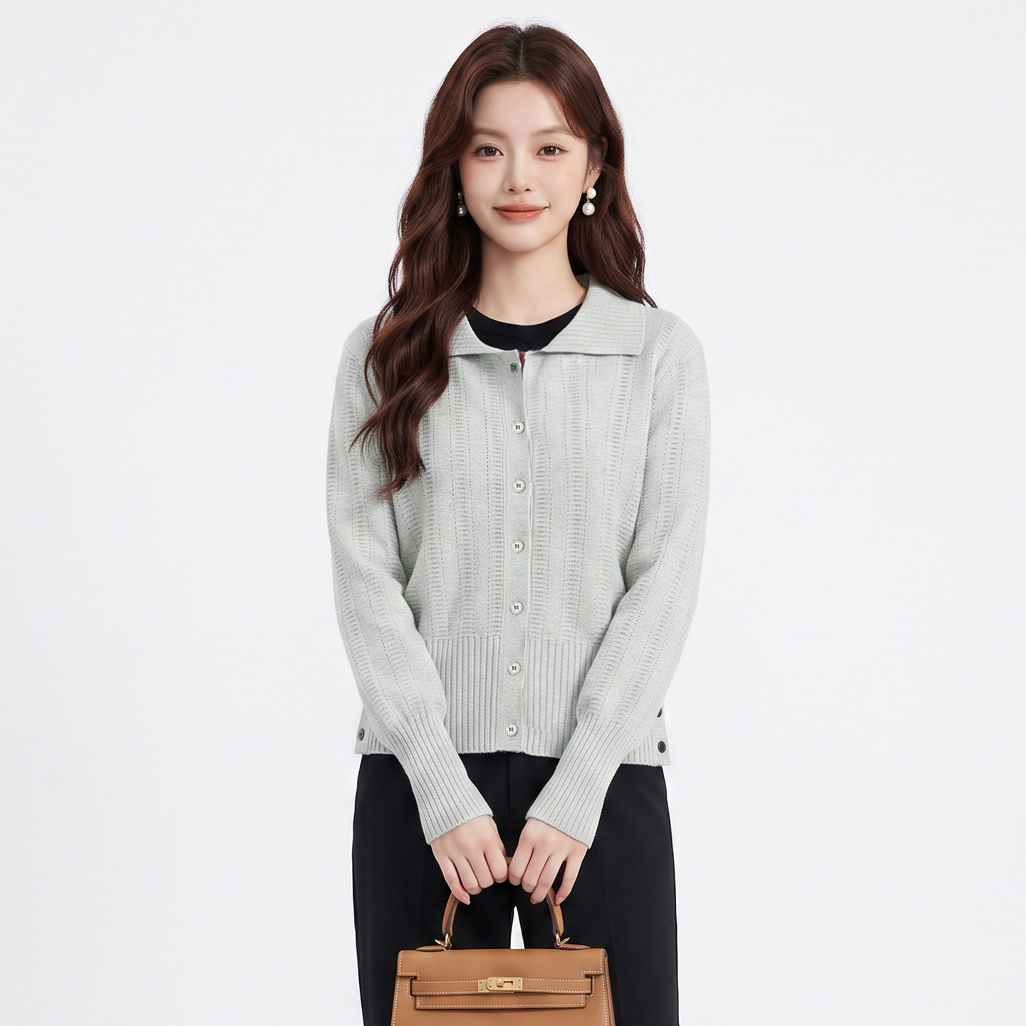 Outlets专柜撤柜正品 SX秋装2026新款单排扣休闲有弹力上衣外套女