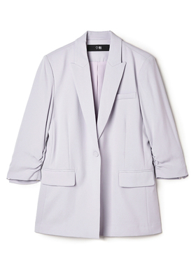 奥特莱斯品牌折扣 WM秋装新款 含醋纤高级感上衣一粒扣西装外套女