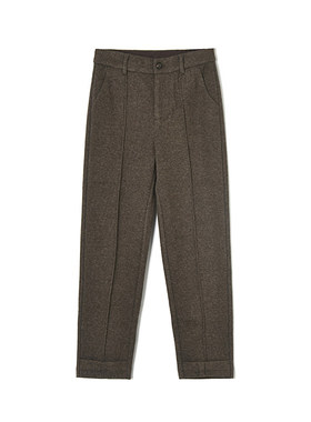 奥莱专柜品牌撤柜正品 KZ春装新款 松紧腰九分裤梨型微弹休闲裤女