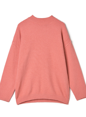 2025年冬Outlets正品 高端MO系列甜美减龄打底上衣套头长袖毛衣女