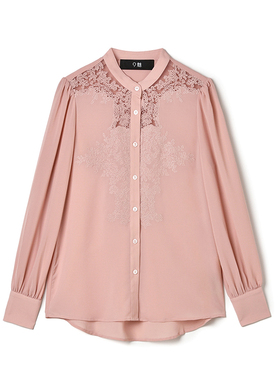 奥莱专柜正品 XW秋装2025新款 衬肤显白长袖上衣宽松单排扣衬衫女