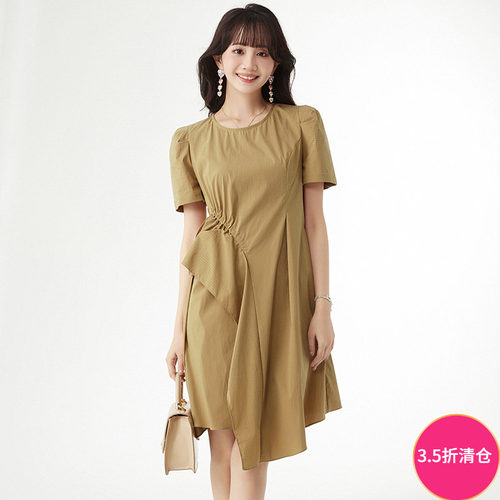 不规则高级感连衣裙女