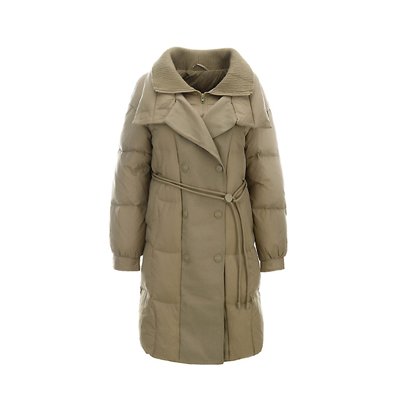 2025年冬Outlets正品 高端UH系列过膝保暖白鸭绒宽松长款羽绒服女,女装/女士精品,羽绒服,淘宝优惠券,粉丝福利购,淘宝优惠卷