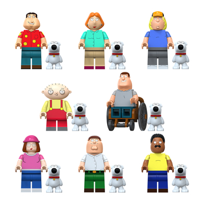 中国积木恶搞之家益智拼装人仔儿