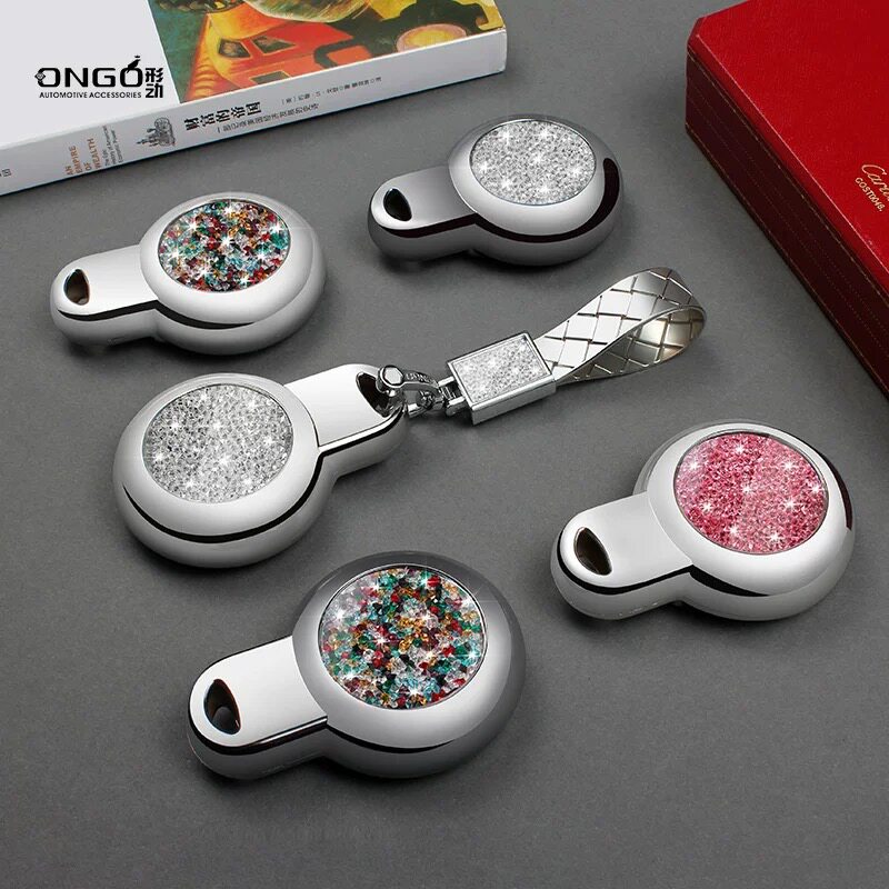 ONGO形动适用宝马mini迷你cooper水晶钻钥匙壳钥匙包扣装饰