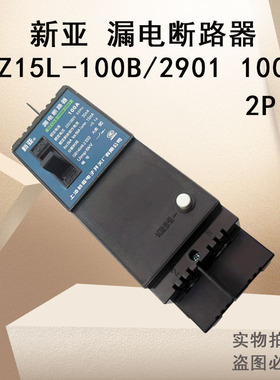 上海新亚漏电保护器DZ15LE-100B/2901塑壳断路器 DZ20L-250/3300
