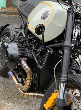 原装进口 法国BAAK 拿铁转向灯位固定式迷你圆形大视角后视镜