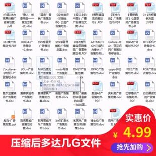 广告宣传策划案创意与方案品牌公司全案设计营销活动推广ppt模板