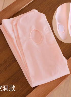 儿童舞蹈袜练功专用肉粉色春夏60D白色跳舞袜考级专业打底袜挖洞