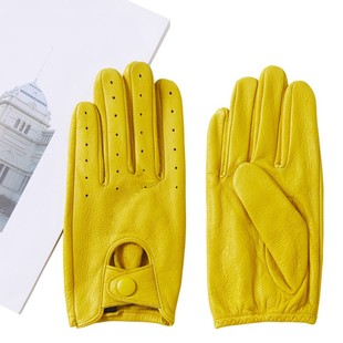 【春夏机车款】定制鹿皮骑士真皮手套开车复古哈雷骑行越野赛车