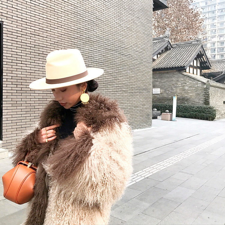 秋冬新款ins宇宙博主同款小众设计白色爵士顶羊毛毡帽百搭休闲帽,服饰配件/皮带/帽子/围巾,帽子,淘宝优惠券,粉丝福利购,淘宝优惠卷