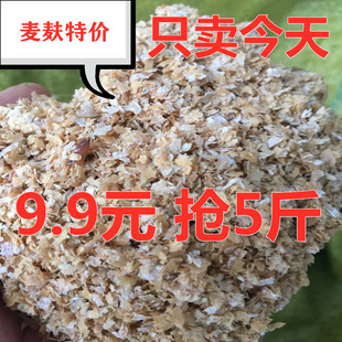 粗麦麸小麦细麸皮麸子钓鱼饵料鸡鸭鱼饲料 新鲜粗细麦麸皮5斤包邮