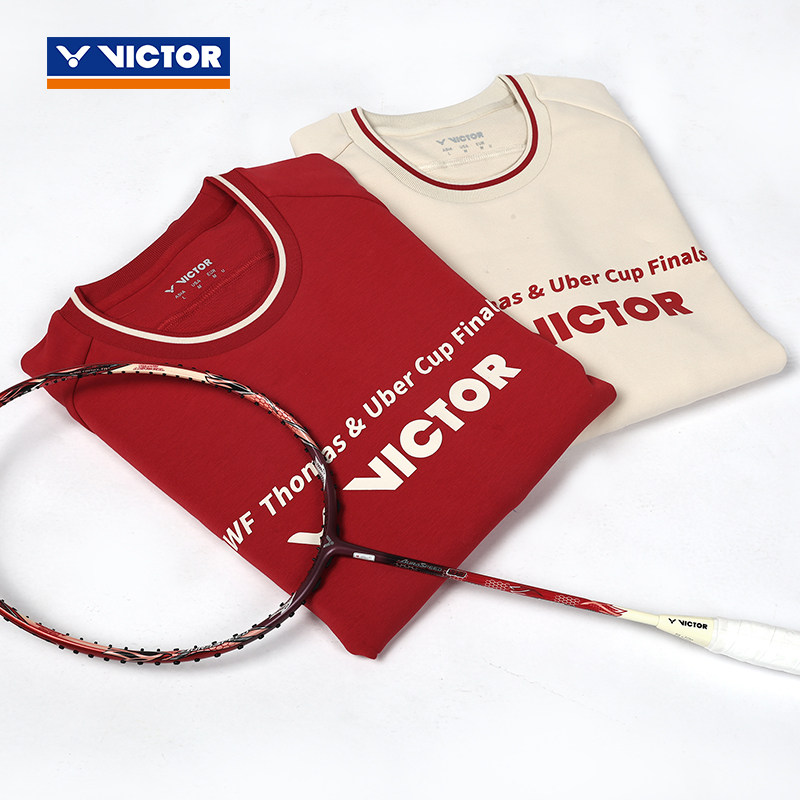 VICTOR/威克多胜利羽毛球服针织圆领卫衣 T-2602TUC汤尤杯纪念款