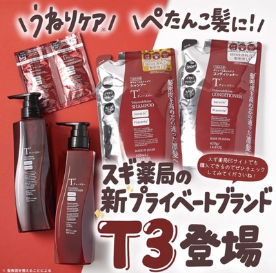 柔顺光泽洗发水护发素T3