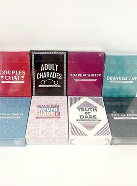 8多款家庭对话醉酒聚会休闲成人游戏桌游卡牌card games