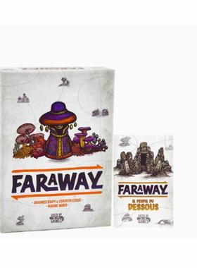 Faraway Card Game遥远之地英文桌面游戏探险轻策卡牌聚会桌游