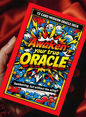 12X7cm Awaken Your True Oracle觉醒清晰神谕卡英文卡牌桌游72张
