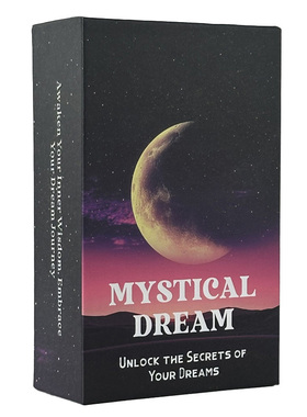 12X7cm Mystical Dream Oracle神秘梦境神谕卡英文卡牌游戏