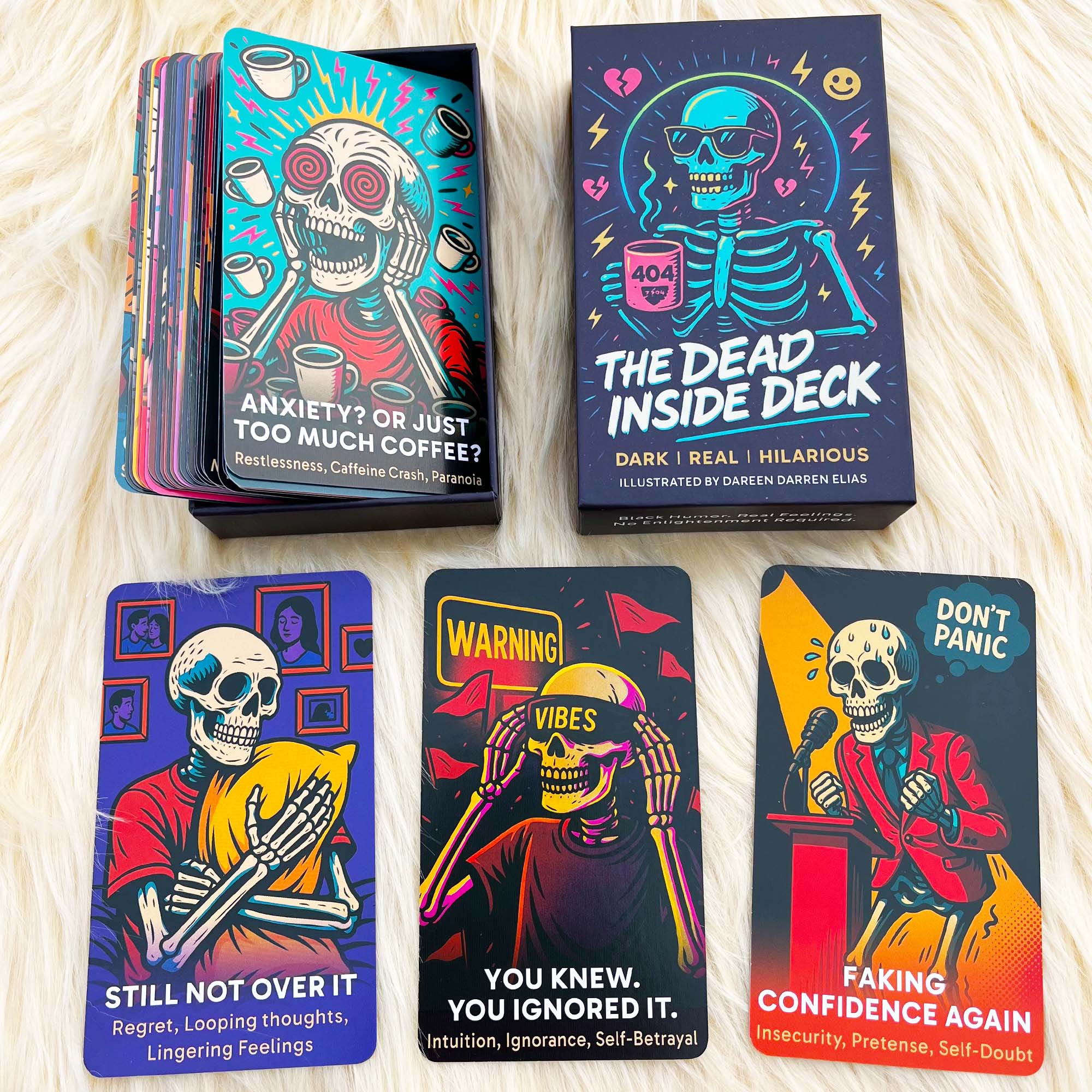 TheDeadInsideDeck讥讽骷髅卡