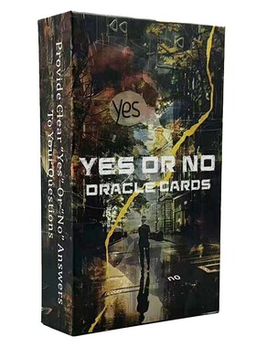 12X7CM Yes or No Oracle Cards天地盖是或否神谕卡英文卡牌游戏