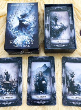 12x7cm Dark Fantasy Tarot Card黑暗幻想塔罗牌英文塔牌卡牌游戏