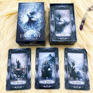 12x7cm Dark Fantasy Tarot Card黑暗幻想塔罗牌英文塔牌卡牌游戏