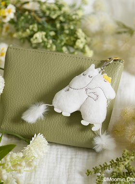 姆明80周年限定款日本正版 sekiguchi可爱姆明情侣玩具挂件礼物