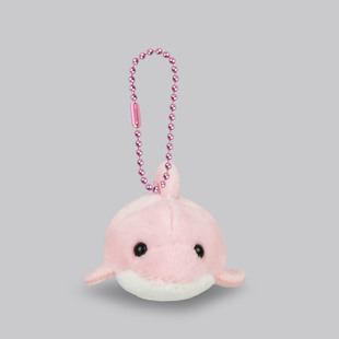 日本正版amuse 迷你粉色海豚挂件书包挂件玩偶呆萌可爱玩具礼物