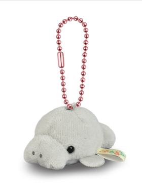 日本新款amuse灰色海牛挂件可爱毛绒玩具小公仔书包挂件玩偶礼物