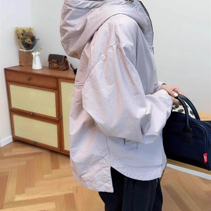 韩国东大门宽松休闲风短外套图片