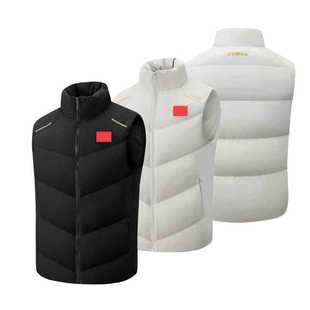 中国队运动马甲男女武术儿童训练羽绒坎肩保暖背心体育教练服