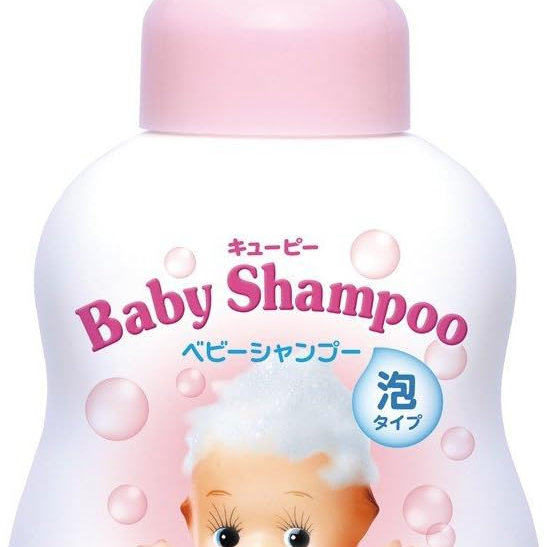 日本COW牛乳丘比新生儿幼童弱酸性无添加植物性温和洗发水350ml