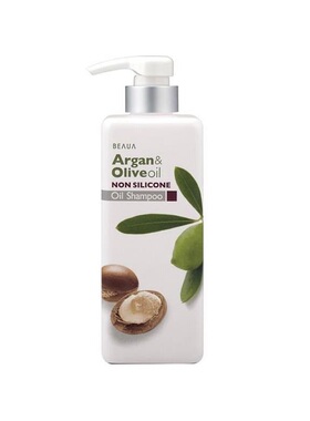 日本熊野油脂BEAUA摩洛哥坚果橄榄油阿甘油洗发水露550ML不含硅油