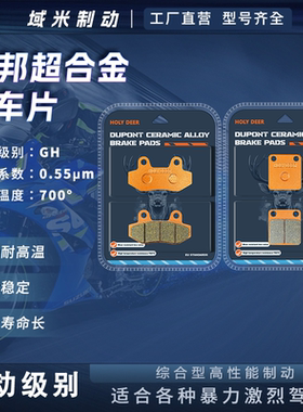 轻骑U侠大脚怪攀爬者 25-21款 QM250-8D/8Y/8L/8X 前后刹车片碟皮