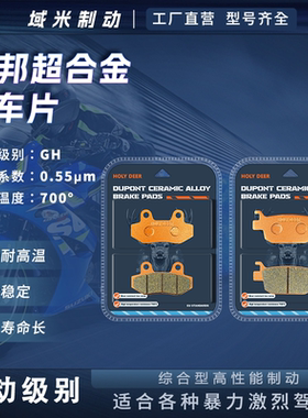 台荣KS-9 KS-10刹车片  TR150T-A 踏板摩托车改装升级前后碟刹皮