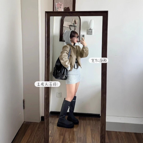 韩系显瘦棒球服秋季套装外套女秋上衣高级感休闲风女装整套穿搭