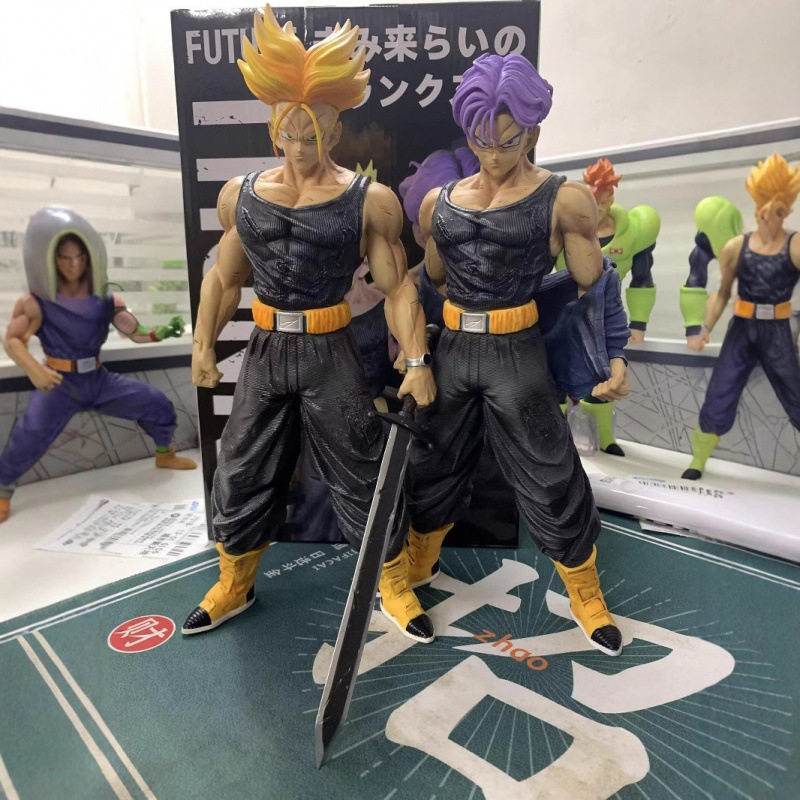 七龙珠 赛亚人 特兰克斯 战斗服 两款 景品 动漫手办 摆件