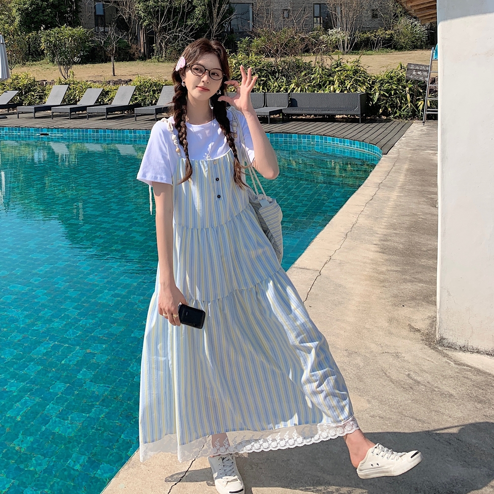 现货吊带T恤两件套套装女202-2557-单裙P135套装P165K228，商品下架区商品下架区，浙宝202