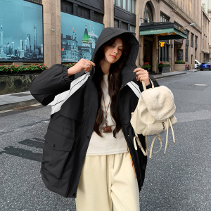 现货冬装新款 保暖连帽羽绒服冲锋外套 202A-2477-P295-K419图片