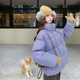 新款现货冬装格子立领羽绒服202-5656-P285-K425，女装羽绒服，浙宝202