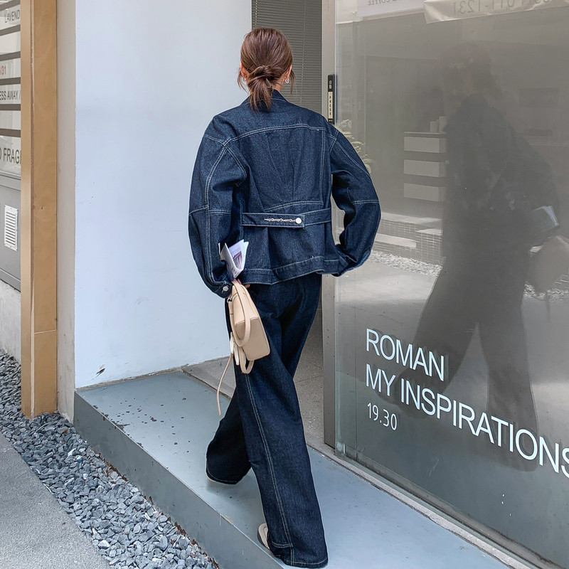 春装现货老钱风韩版牛仔套装两件套202-2598-P185-K288,女装套装/套裙,浙宝202