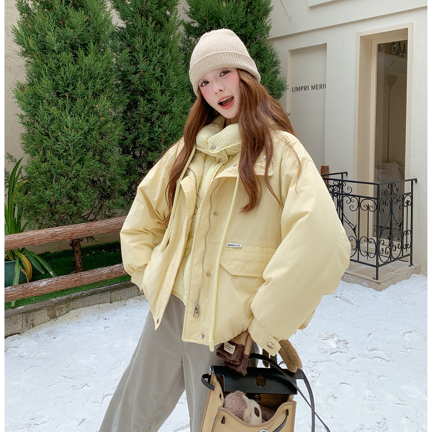 现货冬装两穿两件套90绒羽绒服外套202-5619-P335-K469，女装羽绒服，浙宝202