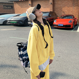 春装现货重工钉珠连帽卫衣+裤子两件套套装202-2506-P185K298，女装运动套装，浙宝202