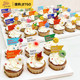 小号纸杯蛋糕纸托彩色马芬杯烤箱专用耐热烘焙甜品台装 饰模具纸托