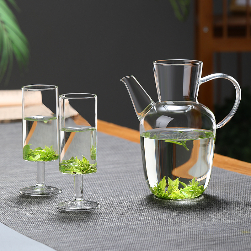 品盏堂高硼硅玻璃绿茶壶自产自销