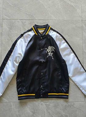 HYDROGEN男装春秋装夹克风衣双面穿骷颅头刺绣时尚男青年外套薄款