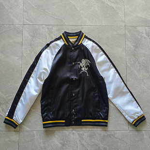 HYDROGEN男装春秋装夹克风衣双面穿骷颅头刺绣时尚男青年外套薄款