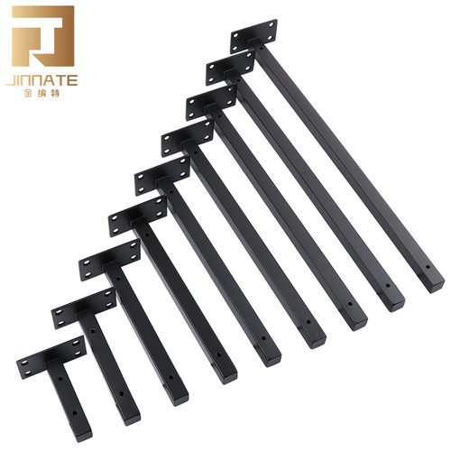 金纳特不锈钢一字支架 隔板支撑架墙上置物架 承重层板托悬挂支架